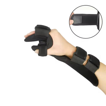 Curvear Wrist Support Brace, Soft Night Resting Hand Splint for Flexion Contractures, Restorative Medical Stroke Hand Orthotics, for Correction, Comfort & Pain Relief