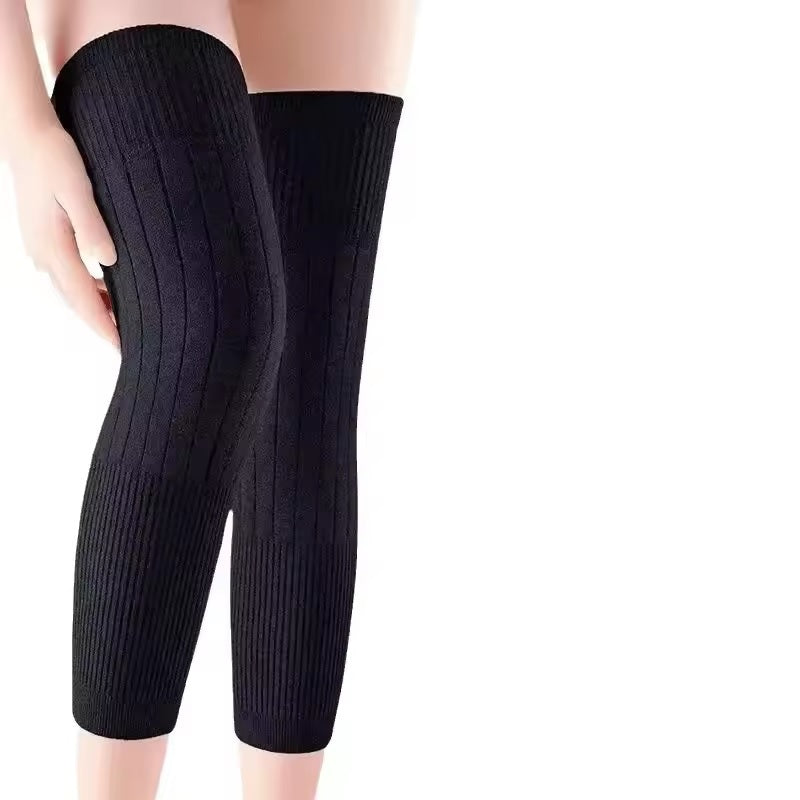 Curvear Thermal Leg Warmers Stretchy Knee Pads Winter Warm Kneepads Muscle Joint Care Knee Support Cushion 1 Pair