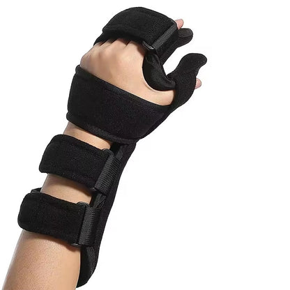 Curvear Wrist Support Brace, Soft Night Resting Hand Splint for Flexion Contractures, Restorative Medical Stroke Hand Orthotics, for Correction, Comfort & Pain Relief