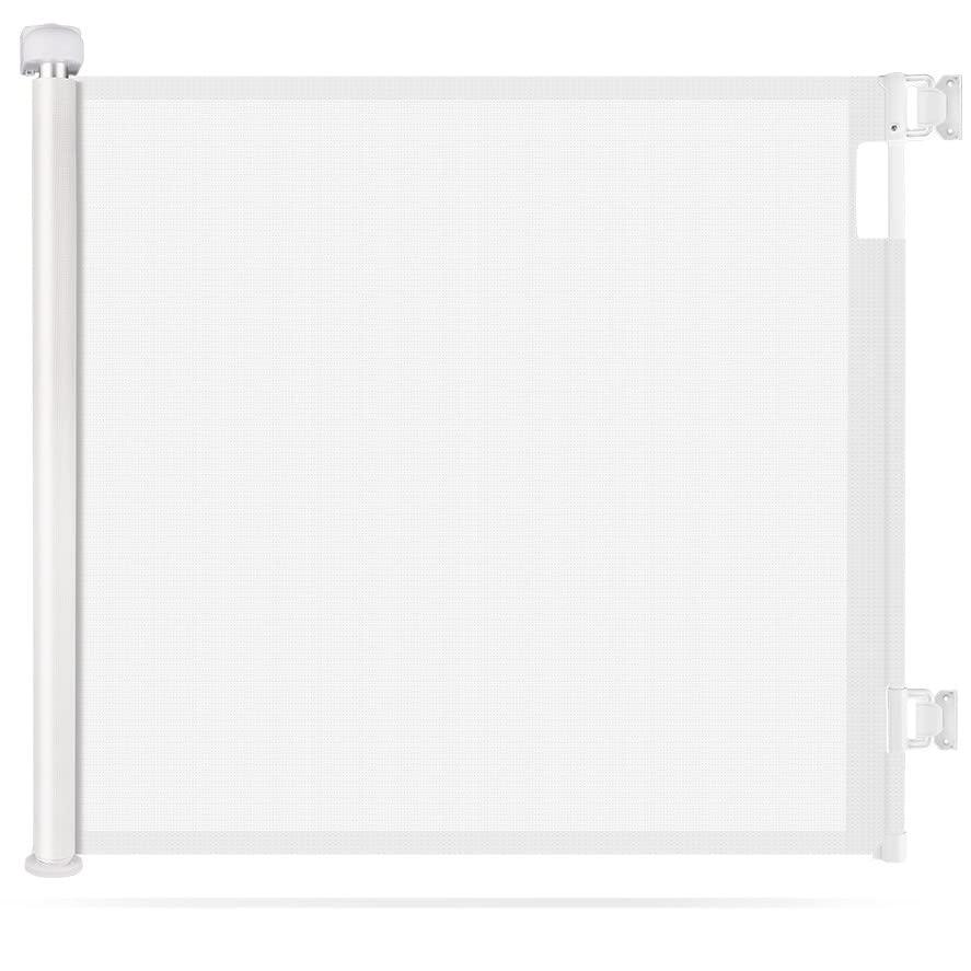 CURVEAR BABY Retractable Gate in White Color – Safe, Durable, and Space-Saving Solution for Homes with Infants and Toddlers