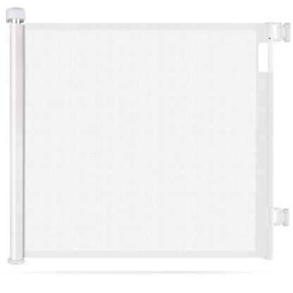 CURVEAR BABY Retractable Gate in White Color – Safe, Durable, and Space-Saving Solution for Homes with Infants and Toddlers