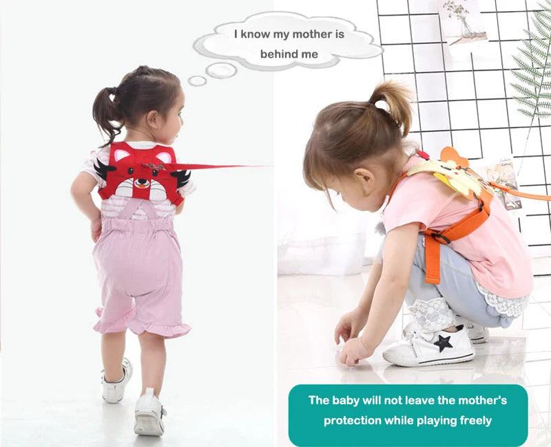 Baby Safety Harness Anti Lost Walk Belt Child Leashes Kid Walking Handle Children Outdoor Play Wristband Baby Walker Safety Care