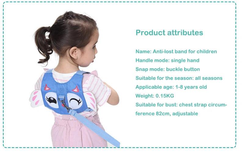 Baby Safety Harness Anti Lost Walk Belt Child Leashes Kid Walking Handle Children Outdoor Play Wristband Baby Walker Safety Care