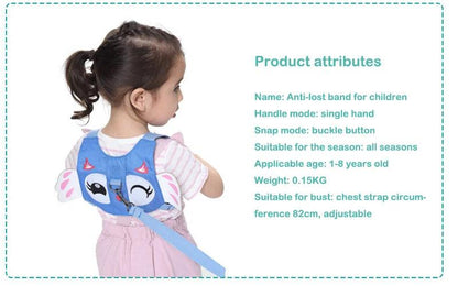 Baby Safety Harness Anti Lost Walk Belt Child Leashes Kid Walking Handle Children Outdoor Play Wristband Baby Walker Safety Care