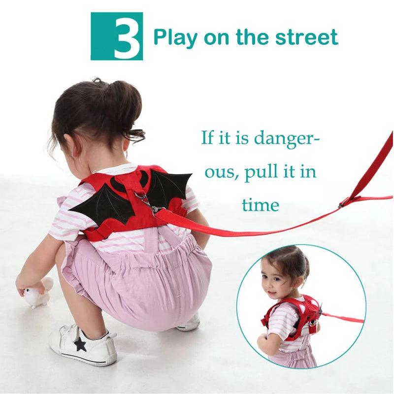 Baby Safety Harness Anti Lost Walk Belt Child Leashes Kid Walking Handle Children Outdoor Play Wristband Baby Walker Safety Care