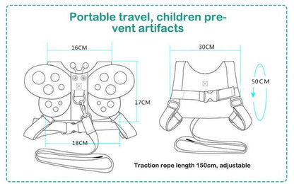 Baby Safety Harness Anti Lost Walk Belt Child Leashes Kid Walking Handle Children Outdoor Play Wristband Baby Walker Safety Care