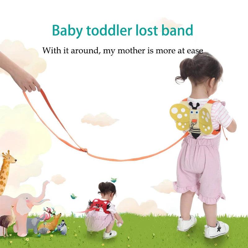 Baby Safety Harness Anti Lost Walk Belt Child Leashes Kid Walking Handle Children Outdoor Play Wristband Baby Walker Safety Care