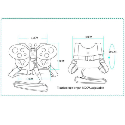 Baby Safety Harness Anti Lost Walk Belt Child Leashes Kid Walking Handle Children Outdoor Play Wristband Baby Walker Safety Care