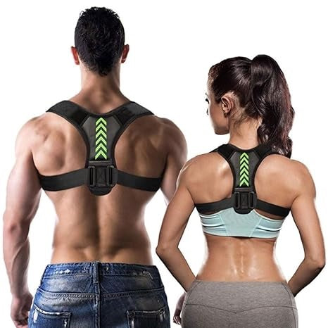 Curvear 1pcs Adjustable Posture Corrector for Collarbone Support Providing Pain Relief For Your Neck Back Body