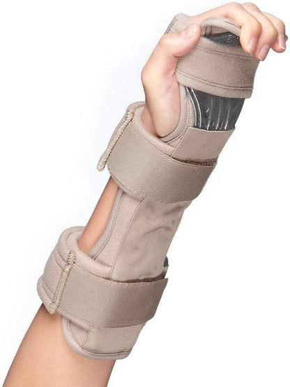 Curvear Wrist Support Brace, Soft Night Resting Hand Splint for Flexion Contractures, Restorative Medical Stroke Hand Orthotics, for Correction, Comfort & Pain Relief