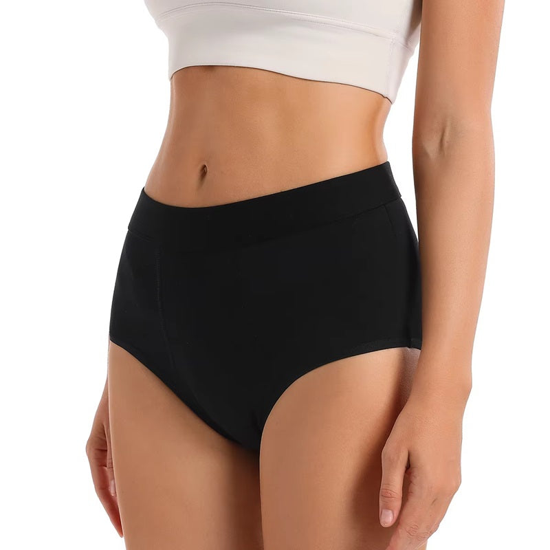 Women Colorful Organic Cotton Bamboo Culotte Menstrual Reusable Menstrual Underwear Leakproof Period Panties Heavy Flow.