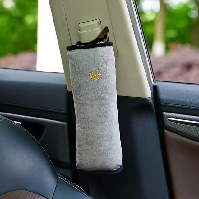 CUURVEAR Universal Car Seat Belt Cover Shoulder Cushion For Kids Adults Travel Pillow Safety Belt Cover Neck Protection Pad Accessories. 2 piece