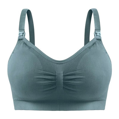 Curvear High Quality Plus Size Nursing Bra Breathable Women Breastfeeding Underwear Seamless Maternity Bra Push up.