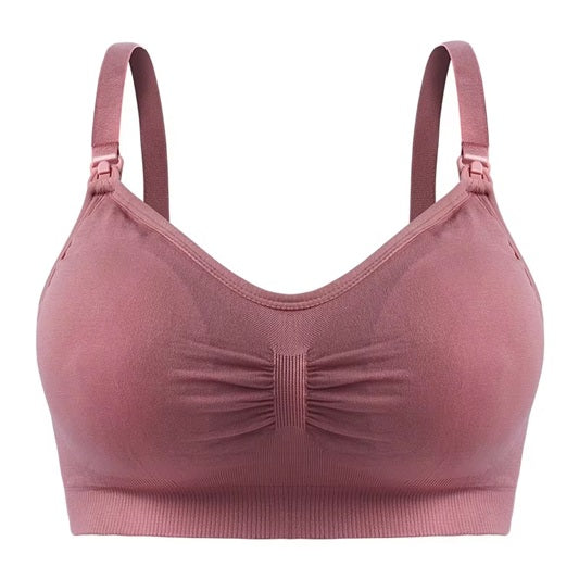 Curvear High Quality Plus Size Nursing Bra Breathable Women Breastfeeding Underwear Seamless Maternity Bra Push up.