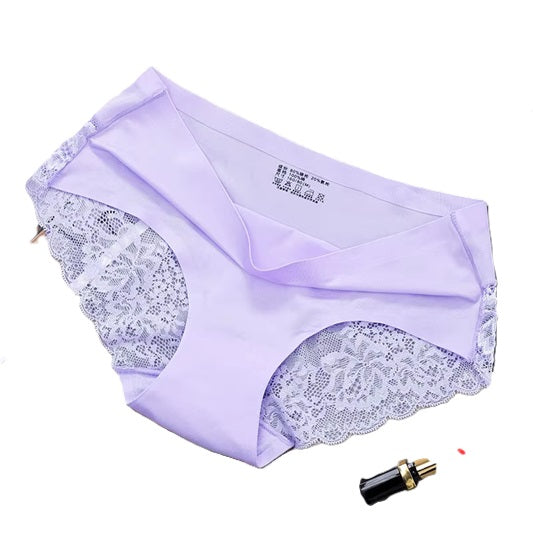 Curvear 3-Pack Seamless Lace Panties for Women – Comfortable and Stylish Ladies' Underwear Briefs Set, Soft and Breathable.