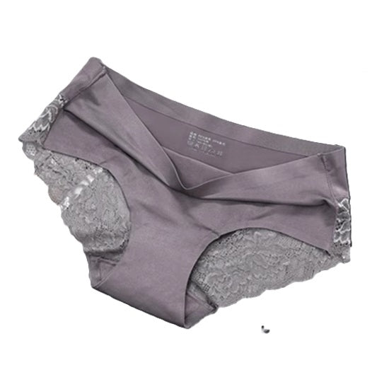 Curvear 3-Pack Seamless Lace Panties for Women – Comfortable and Stylish Ladies' Underwear Briefs Set, Soft and Breathable.