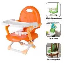 CURVEAR ®️Baby Throne Adjustable Baby Highchair and Toddlers Dining Chair Pocket Snack Booster Seat With Tray Chair for Nursing