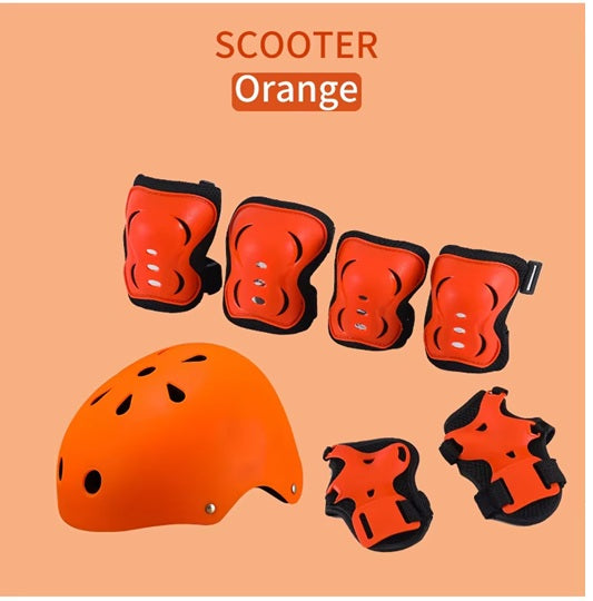 Curvear 2-10 Year Old Child Protective Helmet Set Roller Skating Protective Equipment Helmet Balance Car Skiing Protective Equipment.