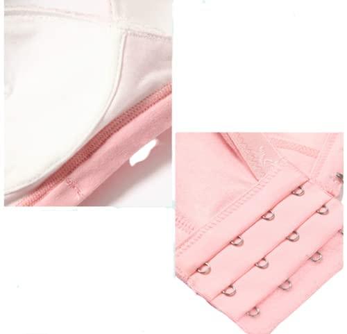 Curvear nursing Bra for Large Breast, Front Clasp Maternity Feeding Bra, Cotton Breastfeeding Bra