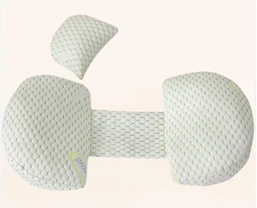 Curvear Fiber Fabric Pregnant Women Side Sleep Pillow Four Seasons Universal Waist Protect Pillow Belly Support Pregnancy Pillow.