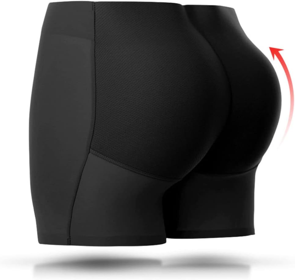 CURVEAR Butt Lifter Low Waist Panties for Women Pads Enhancer Panties Padded Hip Underwear Shapewear Booty Lifter Panty Seamless Fake Padding Briefs women shorts